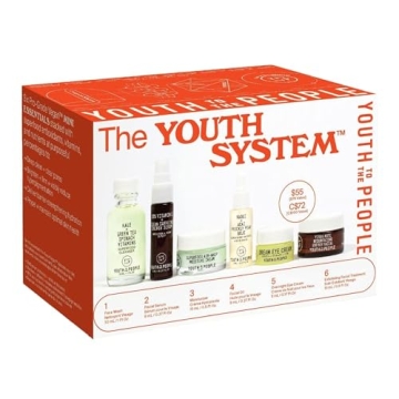 Youth System 6-Piece Vegan Skincare Kit for All Skin Types
