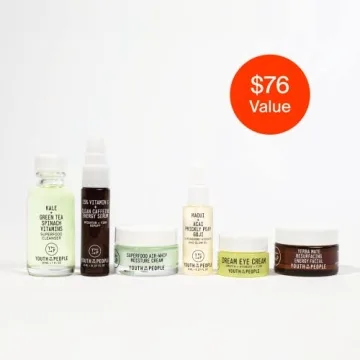 Youth System 6-Piece Vegan Skincare Kit for All Skin Types