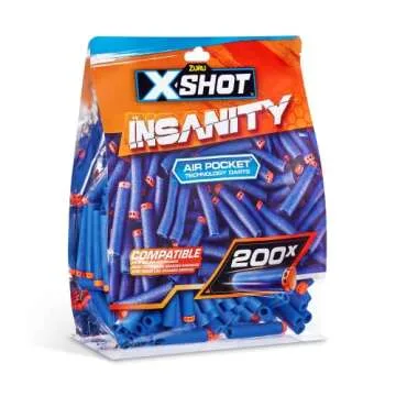 X-Shot Insanity 200 Dart Refill Pack for Epic Fun