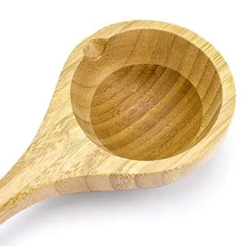 Sustainable Bamboo Soup Ladle for Eco-Friendly Cooking