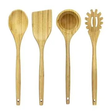 Sustainable Bamboo Soup Ladle for Eco-Friendly Cooking