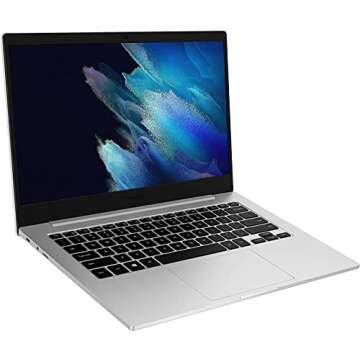 SAMSUNG Galaxy Book Go Laptop PC Computer Qualcomm 7C Pro 4GB Memory 128GB eUFS Storage 18-Hour Batt...