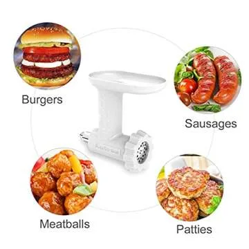 Affordable KitchenAid Meat Grinder Attachment with Sausage Tubes