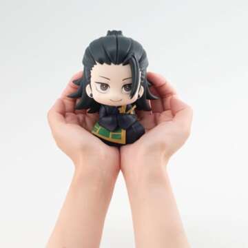 QAHEART 6PCS JJK Figure Geto Suguru Look Up Figure, 10cm Anime Action Figure Model Statue Cake Toppe...
