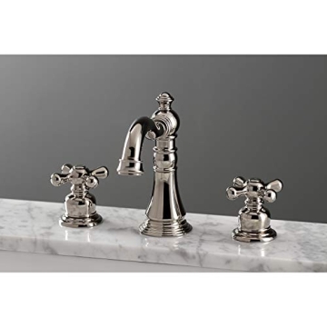 Kingston Brass FSC1979AX Classic Widespread Faucet Polished Nickel