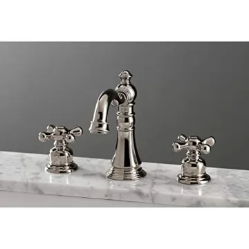 Kingston Brass FSC1979AX Classic Widespread Faucet Polished Nickel