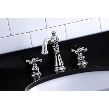 Kingston Brass FSC1979AX Classic Widespread Faucet Polished Nickel