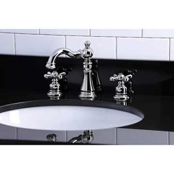 Kingston Brass FSC1979AX Classic Widespread Faucet Polished Nickel