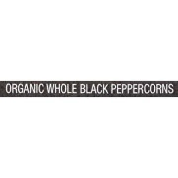 McCormick Organic Whole Black Peppercorns, 13.75 oz