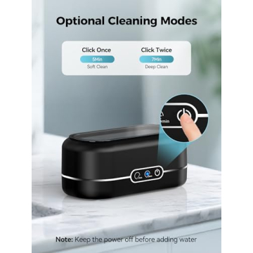 Miorcols Ultrasonic Jewelry Cleaner for Eyewear & More