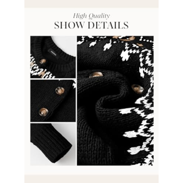 Stylish Dokotoo Women's Chunky Knit Cardigan for Winter