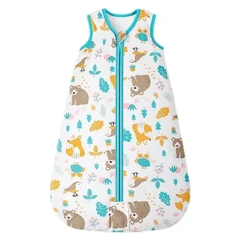 Mosebears Sleep Sack Baby Winter Wearable Blanket with 2-Way Zipper,2.5 TOG Cotton Sleep Sack Unisex...