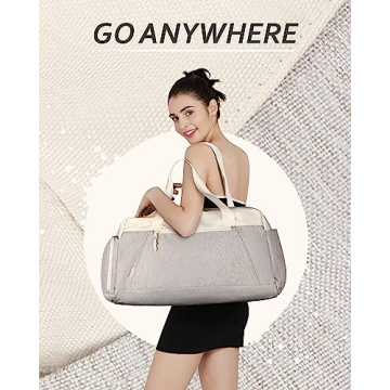 BAGSMART Foldable Gym Bag - Lightweight Travel Duffel