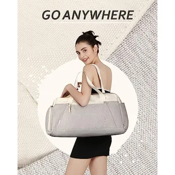 BAGSMART Foldable Gym Bag - Lightweight Travel Duffel