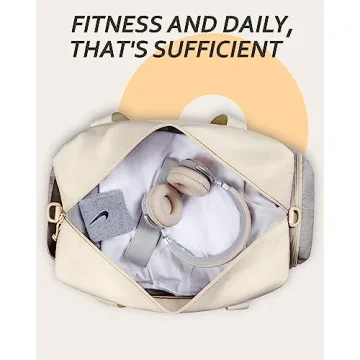 BAGSMART Foldable Gym Bag - Lightweight Travel Duffel