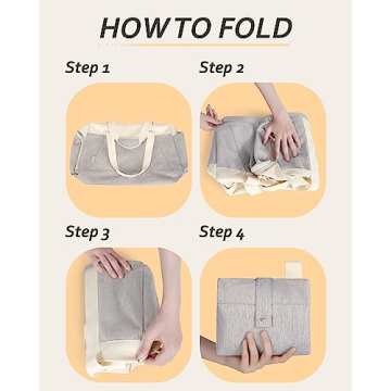 BAGSMART Foldable Gym Bag - Lightweight Travel Duffel