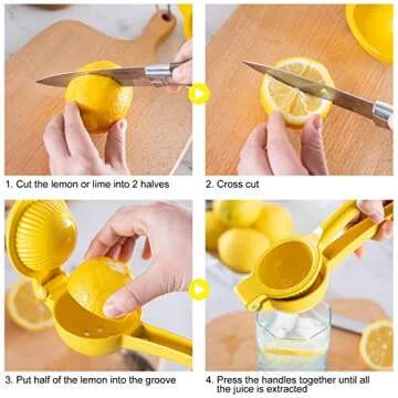 Buzazzy Lemon Squeezer - Premium Quality Citrus Juicer