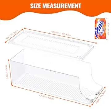 SCAVATA Soda Can Organizer - Stackable Can Holder