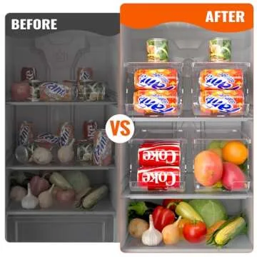 SCAVATA Soda Can Organizer - Stackable Can Holder