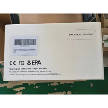 UV Light Sanitizer Box with Timer - 2024 Model
