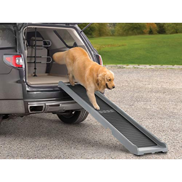 WeatherTech PetRamp - Non-Slip, Portable Dog Ramp for Large Dogs to 300 Pounds, 67" x 15" - Traction...