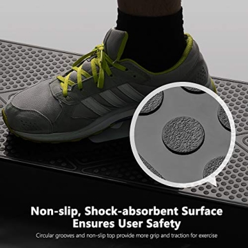 GYMMAGE Adjustable Aerobic Stepper for Home Workouts