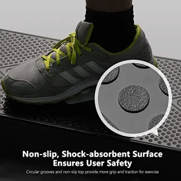 GYMMAGE Adjustable Aerobic Stepper for Home Workouts