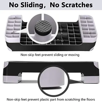 GYMMAGE Adjustable Aerobic Stepper for Home Workouts