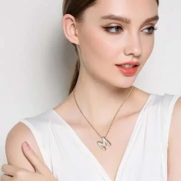 Personalized Balloon Initial Necklaces for Women