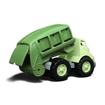 Green Toys Recycling Truck - Eco-Friendly BPA Free Garbage Truck for Learning and Fun