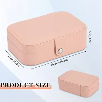 XZUZ Travel Jewelry Box: Elegant Mini Organizer for Women
