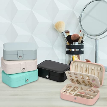 XZUZ Travel Jewelry Box: Elegant Mini Organizer for Women