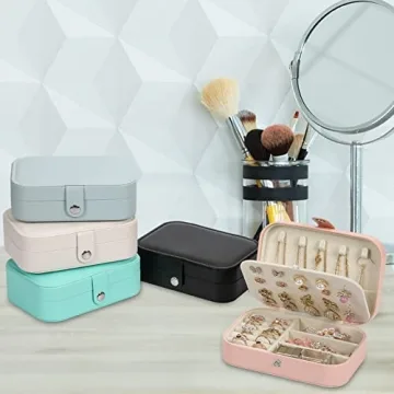 XZUZ Travel Jewelry Box: Elegant Mini Organizer for Women