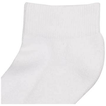 HUE Women's Cushioned Athletic Socks 6-Pack White