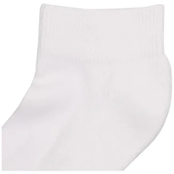 HUE Women's Cushioned Athletic Socks 6-Pack White