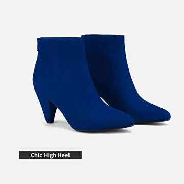 Trendy DREAM PAIRS Women's Stylish Pointed Toe Ankle Boots