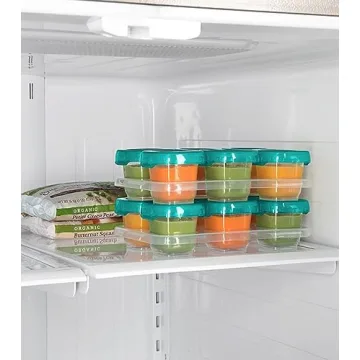 OXO Tot Baby Blocks 2 Oz Teal Freezer Storage Containers
