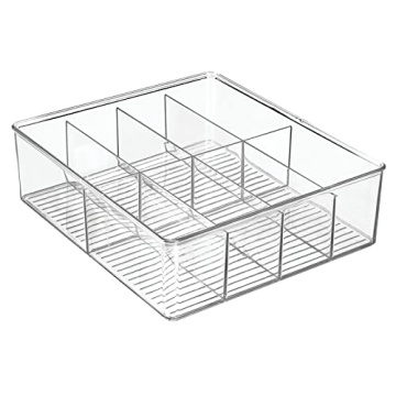 mDesign Extra Wide Storage Organizer Bin for Kitchen