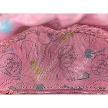 Loungefly The Golden Girls Television Show Stay Golden Womens Double Strap Shoulder Bag Purse