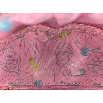 Loungefly The Golden Girls Television Show Stay Golden Womens Double Strap Shoulder Bag Purse