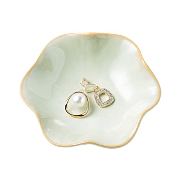 Jewelry Dish Tray, Ring Dish, Ceramic Trinket Tray, Key Bowl, Decorative Plate, for Friends Sisters ...