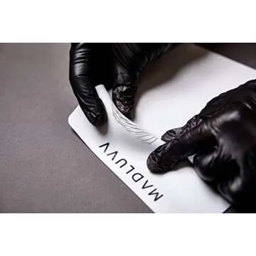 MADLUVV #12 Professional Brow Artistry Pens for Flawless Eyebrows, Hair Strokes & Shading, Premium Pens for Pigment Ink, 20mm Sterile Disposable Micro Brow Sharp - 10 Pack