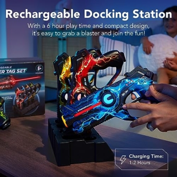 Rechargeable Laser Tag Set for 4 Players - Fun & Interactive