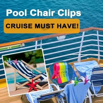 Secure Your Towel with 16 Pack Beach Chair Clips