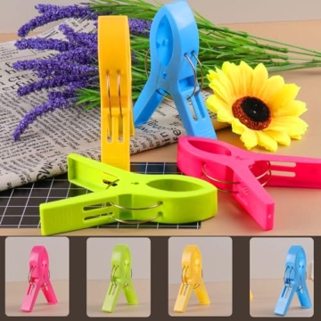 Secure Your Towel with 16 Pack Beach Chair Clips