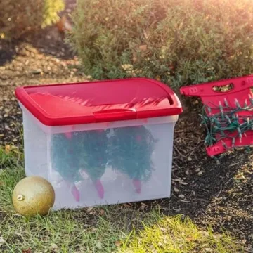 Sterilite Christmas Light Organizer - Clear Storage Containers