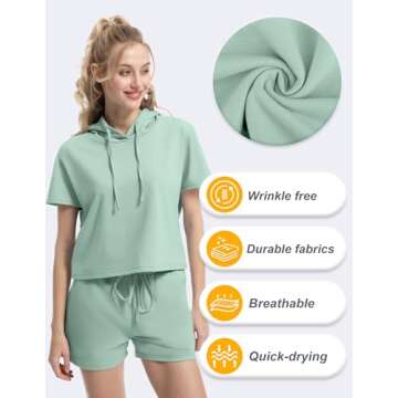 LOVRUBY Women's Activewear Two Piece Set - Stylish Comfort