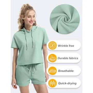 LOVRUBY Women's Activewear Two Piece Set - Stylish Comfort