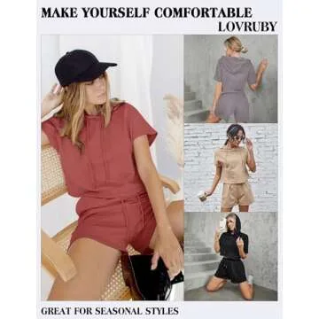 LOVRUBY Women's Activewear Two Piece Set - Stylish Comfort