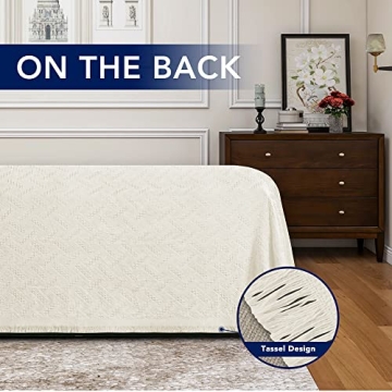 PureFit Jacquard Throw Sofa Cover - Decorative and Washable